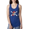 thumbnail image 1 of IWPF - Women's Racerback Tank Top - Jolly Roger Skull & Crossbones, 1 of 5