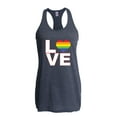 thumbnail image 1 of IWPF - Women's Racerback Tank Top - Love Rainbow, 1 of 5