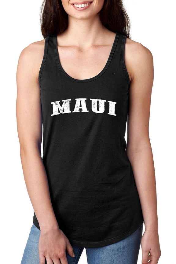 - Women's Racerback Tank Top - Maui Hawaii