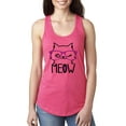 thumbnail image 1 of IWPF - Women's Racerback Tank Top - Meow Cute Cat Kitty, 1 of 5