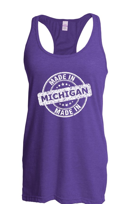 - Women's Racerback Tank Top - Michigan Made