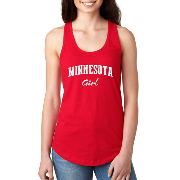 IWPF - Women's Racerback Tank Top - Minnesota Girl