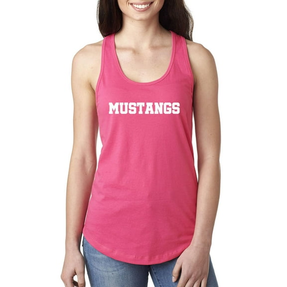 IWPF - Women's Racerback Tank Top - Mustangs