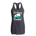 thumbnail image 1 of IWPF - Women's Racerback Tank Top - ONE HAPPY CAMPER, 1 of 5