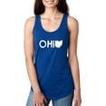 thumbnail image 1 of IWPF - Women's Racerback Tank Top - Ohio Map, 1 of 5