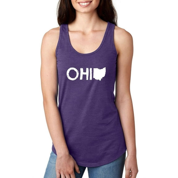 IWPF - Women's Racerback Tank Top - Ohio Map