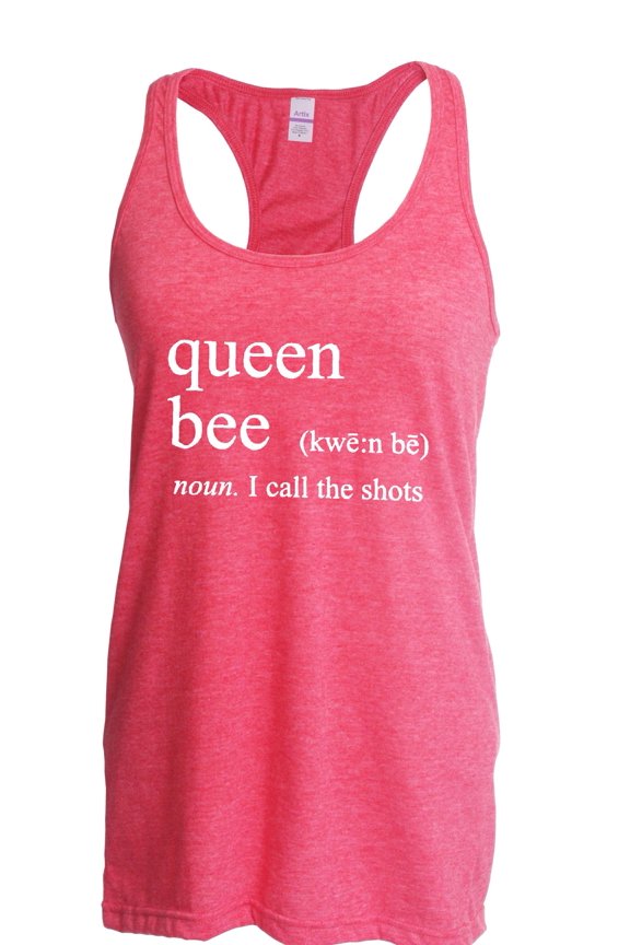 - Women's Racerback Tank Top - Queen Bee I Call