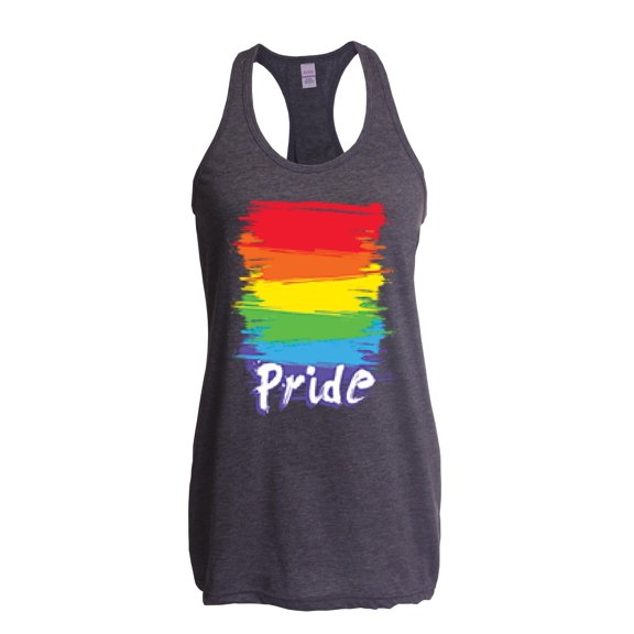 IWPF - Women's Racerback Tank Top - Rainbow Pride