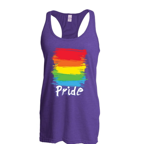 IWPF - Women's Racerback Tank Top - Rainbow Pride