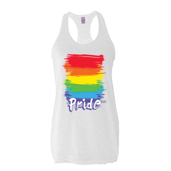 IWPF - Women's Racerback Tank Top - Rainbow Pride