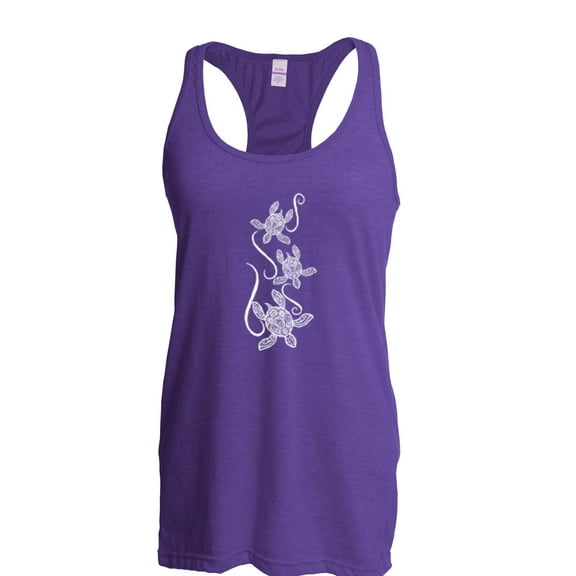 IWPF - Women's Racerback Tank Top - Sea Turtles Hawaii