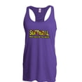 thumbnail image 1 of IWPF - Women's Racerback Tank Top - Softball Play Hard or Go Home, 1 of 5