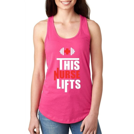 IWPF - Women's Racerback Tank Top - This Nurse Lifts