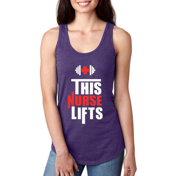 IWPF - Women's Racerback Tank Top - This Nurse Lifts