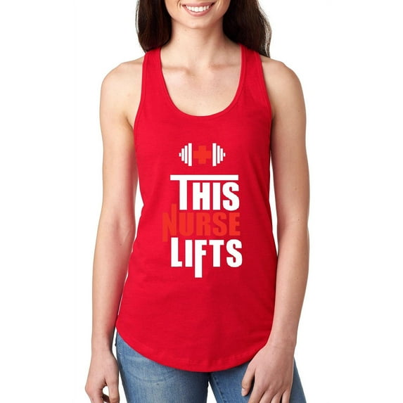 IWPF - Women's Racerback Tank Top - This Nurse Lifts