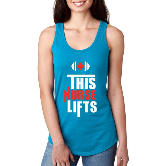 IWPF - Women's Racerback Tank Top - This Nurse Lifts