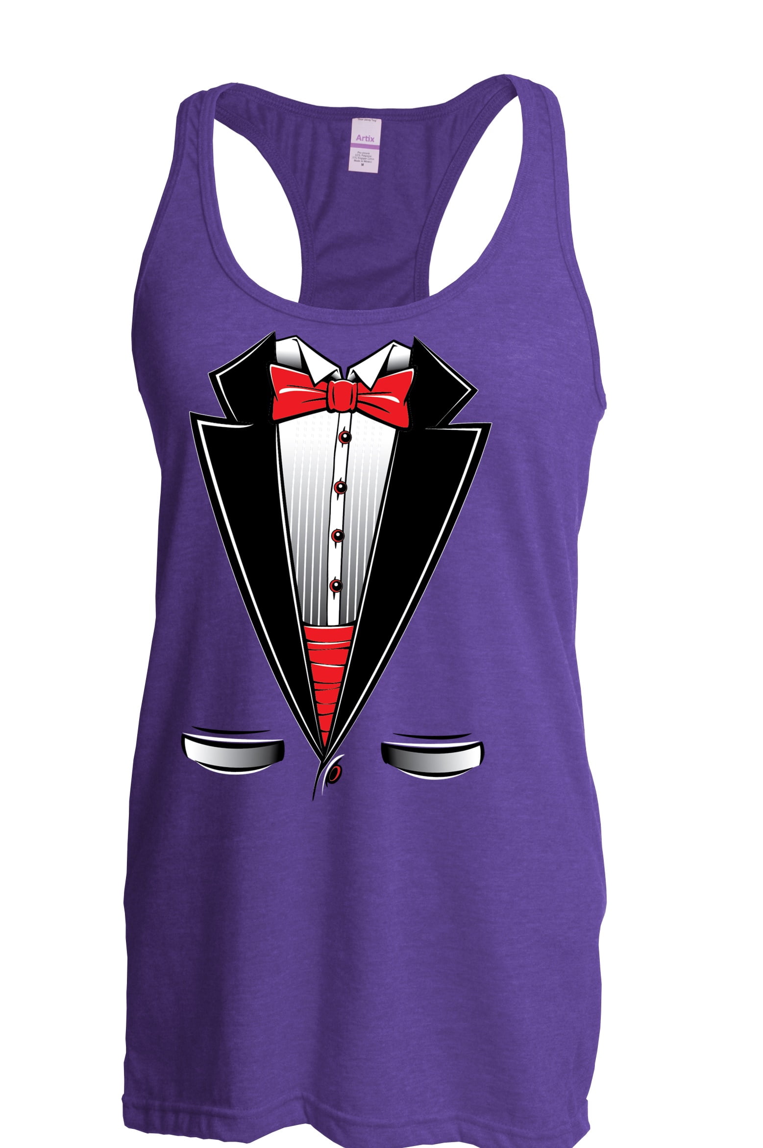 Prom Tank IWPF - Women's Racerback Tank Top - Tuxedo Prom Costume - Walmart.com