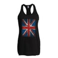 thumbnail image 1 of IWPF - Women's Racerback Tank Top - Union Jack British Flag, 1 of 5
