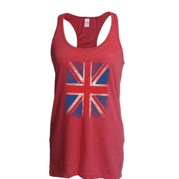 IWPF - Women's Racerback Tank Top - Union Jack British Flag