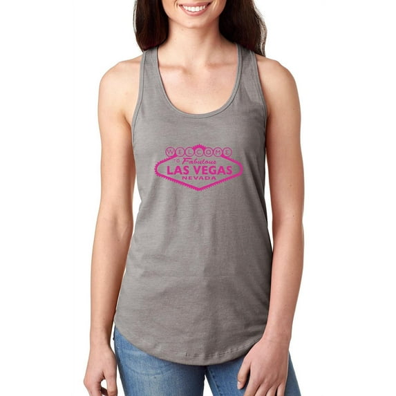 IWPF - Women's Racerback Tank Top - Welcome to Las Vegas Nevada