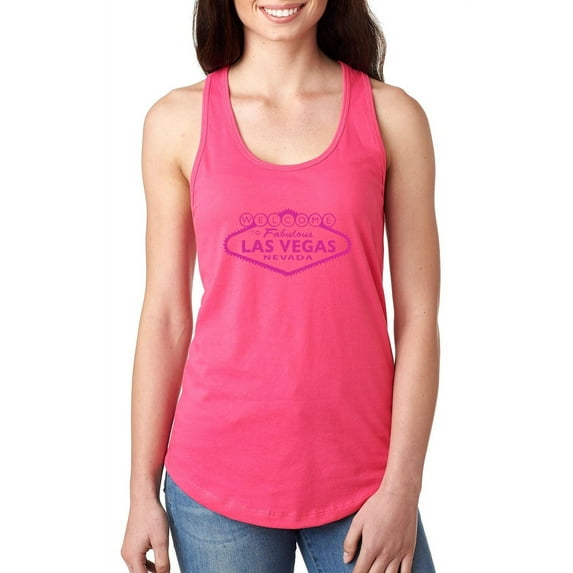 IWPF - Women's Racerback Tank Top - Welcome to Las Vegas Nevada