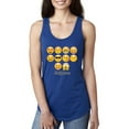 thumbnail image 1 of IWPF - Women's Racerback Tank Top, up to Women Size 2XL - Emoji Entourage, 1 of 5