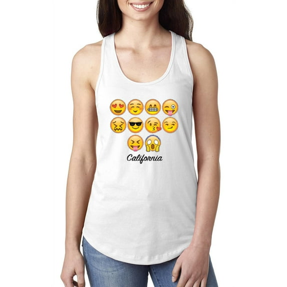 IWPF - Women's Racerback Tank Top, up to Women Size 2XL - Emoji Entourage