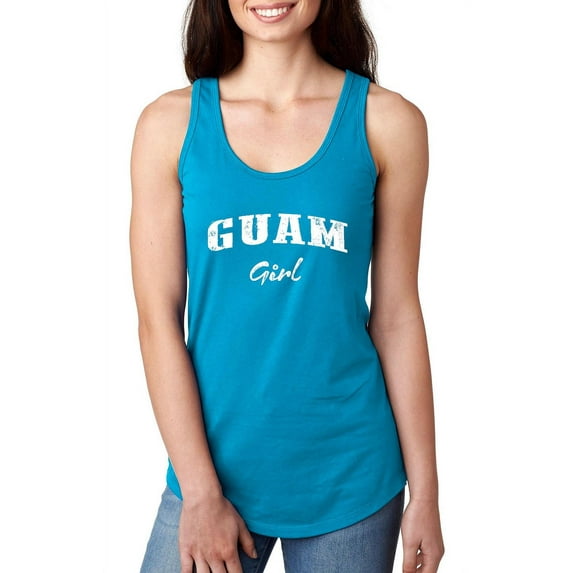 IWPF - Women's Racerback Tank Top, up to Women Size 2XL - Guam Girl