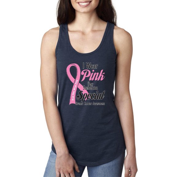 IWPF - Women's Racerback Tank Top - I Wear Pink for Someone Special