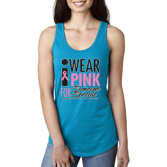 IWPF - Women's Racerback Tank Top - I Wear Pink for Someone Special