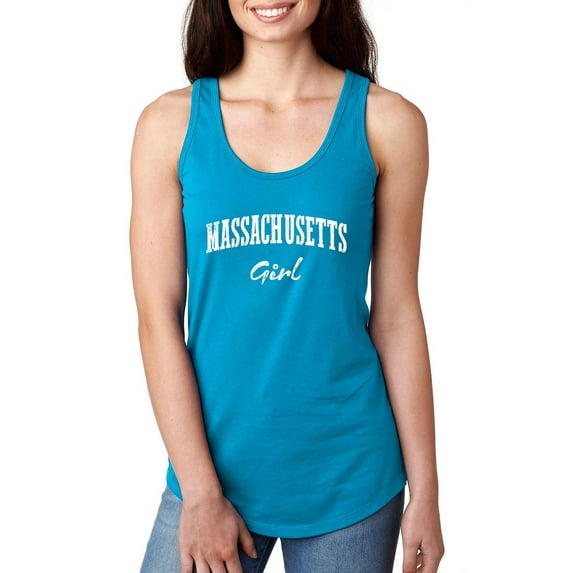 IWPF - Women's Racerback Tank Top - Massachusetts Girl