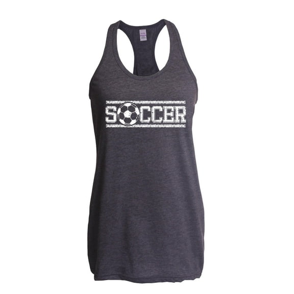 IWPF - Women's Racerback Tank Top, up to Women Size 2XL - Soccer With Ball