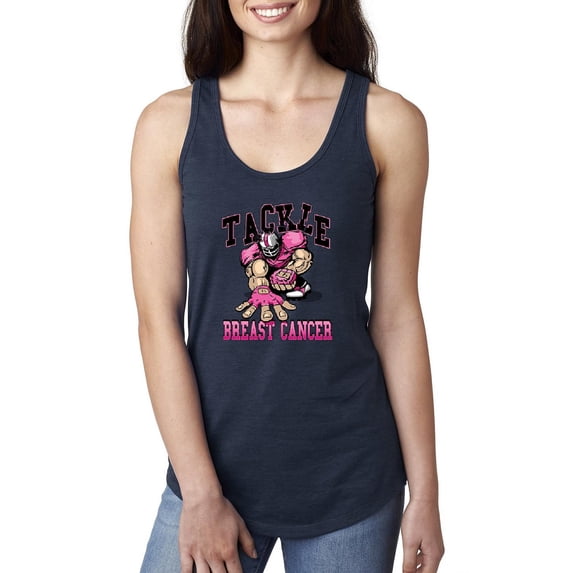 IWPF - Women's Racerback Tank Top - Tackle Breast Cancer