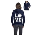 thumbnail image 1 of IWPF - Women's Sweatshirt Full-Zip Pullover - Baseball, 1 of 5