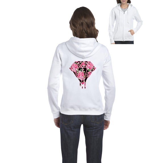 IWPF - Women's Sweatshirt Full-Zip Pullover - Diamond
