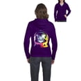 thumbnail image 1 of IWPF - Women's Sweatshirt Full-Zip Pullover - Space Cat, 1 of 5