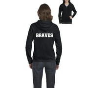 IWPF - Women's Sweatshirt Full-Zip Pullover, up to Women Size 3XL - Braves