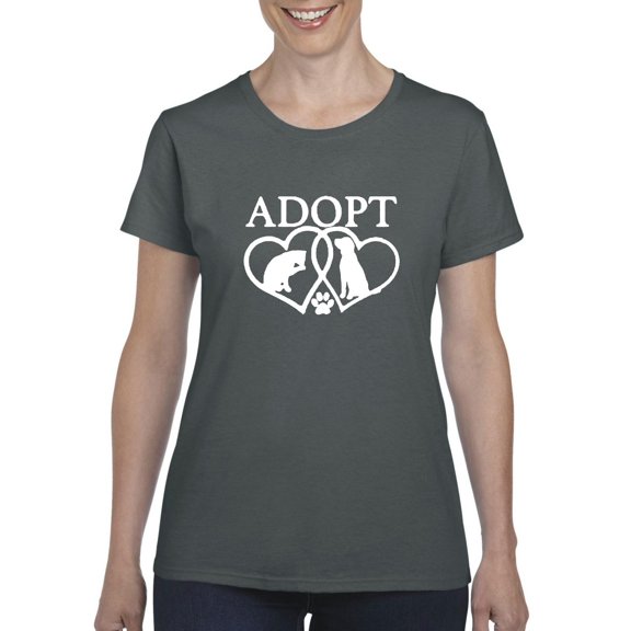 IWPF - Women's T-Shirt Short Sleeve - Adopt Animal Rescue