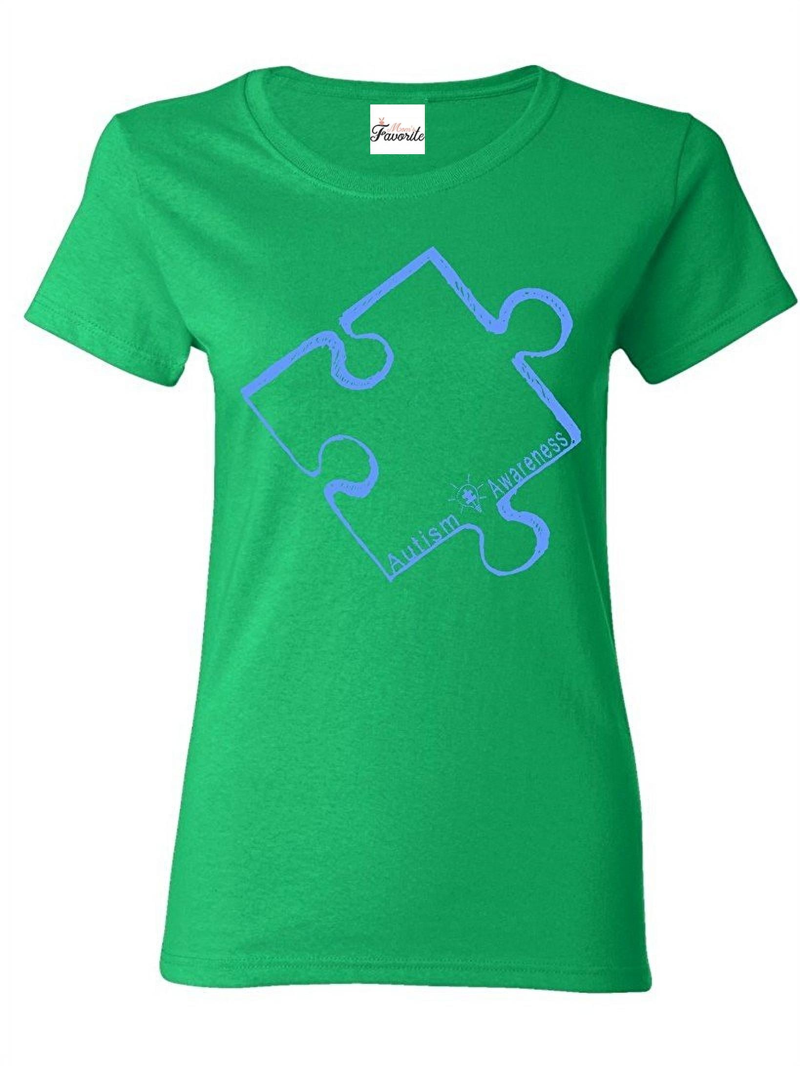 IWPF - Women's T-Shirt Short Sleeve - Autism Awareness Puzzle