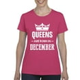 thumbnail image 1 of IWPF - Women's T-Shirt Short Sleeve - Birthday Gift Queens Are Born in December, 1 of 5