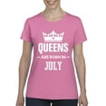 thumbnail image 1 of IWPF - Women's T-Shirt Short Sleeve - Birthday Gift Queens Are Born in July, 1 of 5