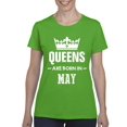 thumbnail image 1 of IWPF - Women's T-Shirt Short Sleeve - Birthday Gift Queens Are Born in May, 1 of 5