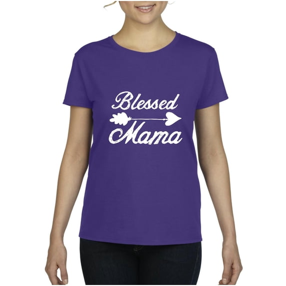 IWPF - Women's T-Shirt Short Sleeve - Blessed Mama