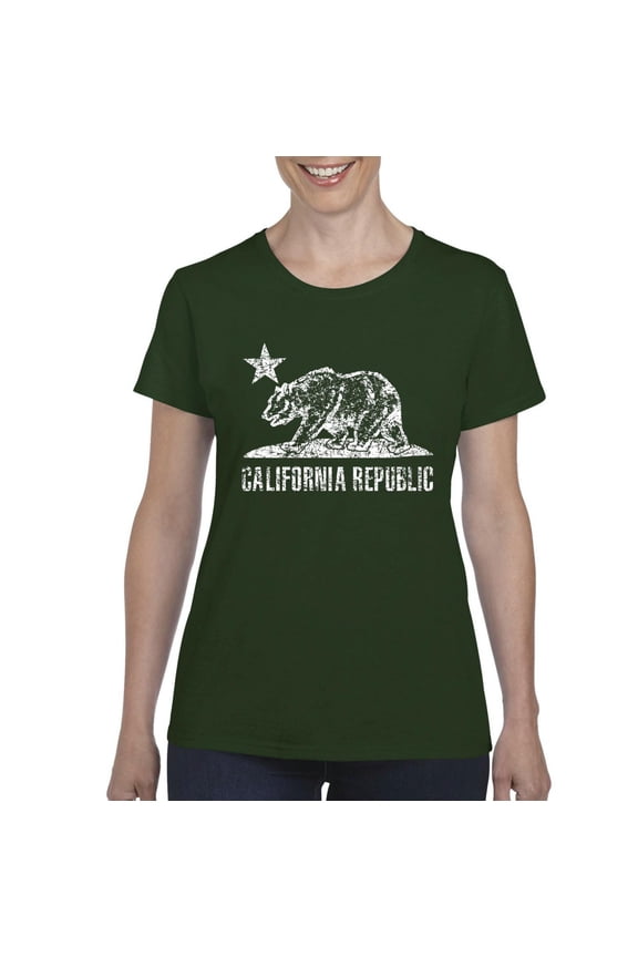 - Women's T-Shirt Short Sleeve - California Cali