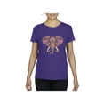 thumbnail image 1 of IWPF - Women's T-Shirt Short Sleeve - Elephant Mosaic, 1 of 5