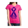 thumbnail image 1 of IWPF - Women's T-Shirt Short Sleeve - Epilepsy Ribbon, 1 of 5