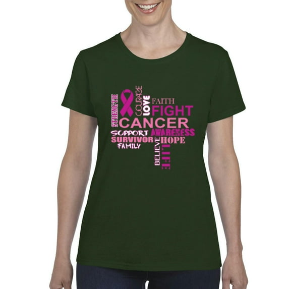 IWPF - Women's T-Shirt Short Sleeve - Fight Breast Cancer