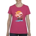 thumbnail image 1 of IWPF - Women's T-Shirt Short Sleeve - Flamingo, 1 of 5
