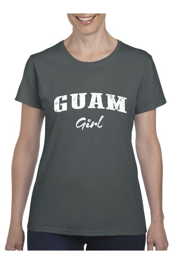 - Women's T-Shirt Short Sleeve - Guam Girl