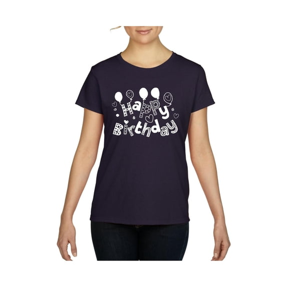 IWPF - Women's T-Shirt Short Sleeve - Happy Birthday
